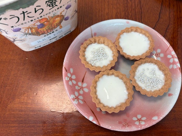 超簡単！ レアチーズケーキ風ぐうたらタルト